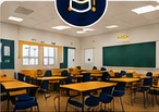 Clean classroom